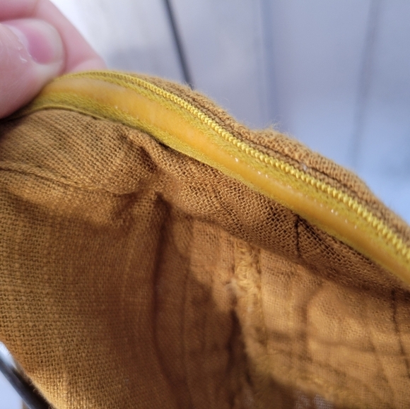 NWOT Free People Leilani Gingham Tube Top Extra Small Brown - Picture 5 of 6